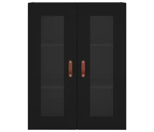 Augstais Skapis, Melns, 69,5X34X180 Cm, Inženierijas Koks Vidaxl