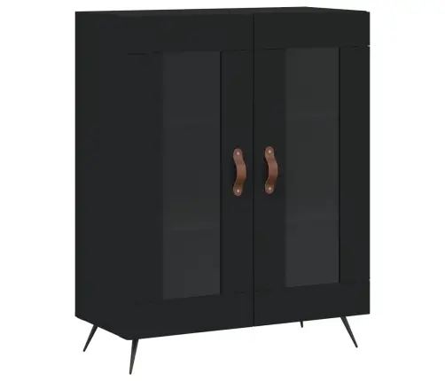 Augstais Skapis, Melns, 69,5X34X180 Cm, Inženierijas Koks Vidaxl