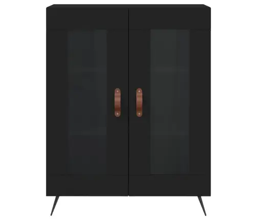 Augstais Skapis, Melns, 69,5X34X180 Cm, Inženierijas Koks Vidaxl