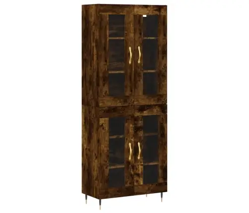 Augstais Skapis, Ozolkoka, 69,5X34X180 Cm, Inženierijas Koks Vidaxl