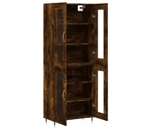 Augstais Skapis, Ozolkoka, 69,5X34X180 Cm, Inženierijas Koks Vidaxl