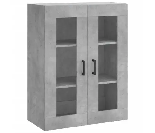 Augstais Skapis, Pelēks, 69,5X34X180 Cm, Inženierijas Koks Vidaxl