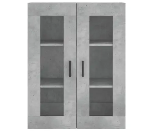 Augstais Skapis, Pelēks, 69,5X34X180 Cm, Inženierijas Koks Vidaxl