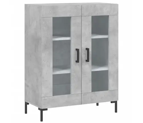 Augstais Skapis, Pelēks, 69,5X34X180 Cm, Inženierijas Koks Vidaxl