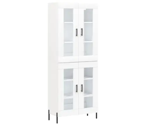Augstais Skapis, Balts, 69,5X34X180 Cm, Inženierijas Koks Vidaxl