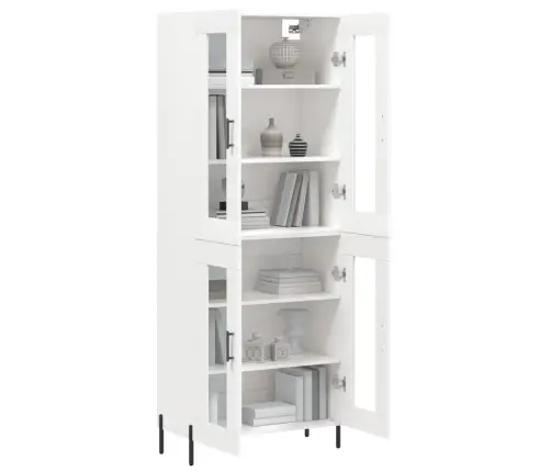 Augstais Skapis, Balts, 69,5X34X180 Cm, Inženierijas Koks Vidaxl