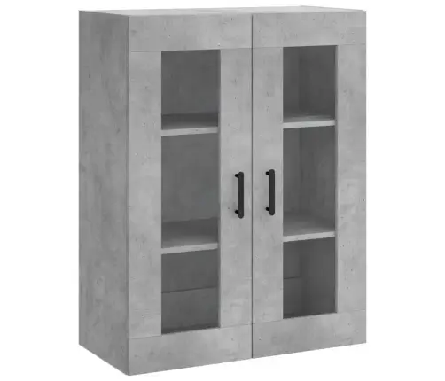 Komoda, Betono Pilkos Spalvos, 69,5X34X180cm Apdirbta Mediena