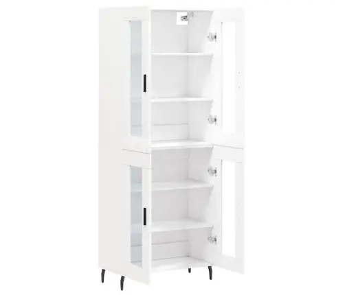 Augstais Skapis, Balts, 69,5X34X180 Cm, Inženierijas Koks Vidaxl