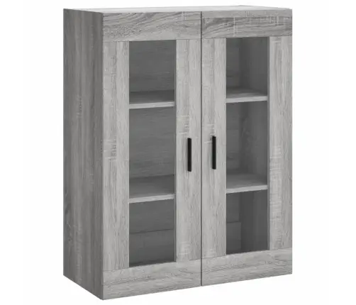 Augstais Skapis, Pelēks, 69,5X34X180 Cm, Inženierijas Koks Vidaxl