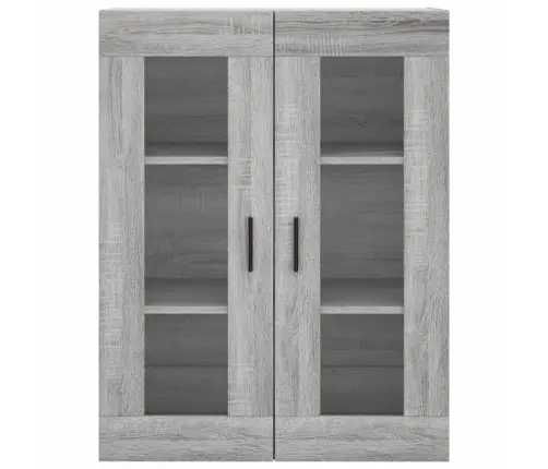 Augstais Skapis, Pelēks, 69,5X34X180 Cm, Inženierijas Koks Vidaxl