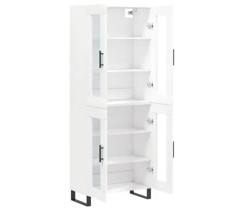 Komoda, Baltos Spalvos, 69,5X34X180cm Apdirbta Mediena