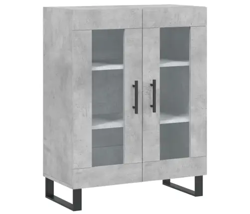 Augstais Skapis, Pelēks, 69,5X34X180 Cm, Inženierijas Koks Vidaxl