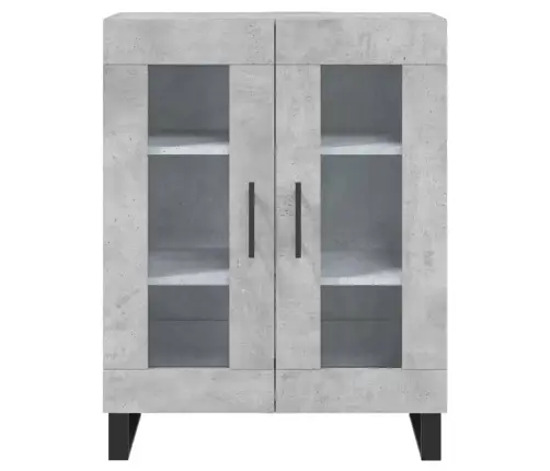 Augstais Skapis, Pelēks, 69,5X34X180 Cm, Inženierijas Koks Vidaxl