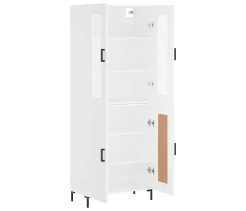 Augstais Skapis, Balts, 69,5X34X180 Cm, Inženierijas Koks Vidaxl