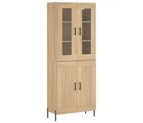 Augstais Skapis, Ozolkoka, 69,5X34X180 Cm, Inženierijas Koks Vidaxl