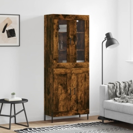 Augstais Skapis, Ozolkoka, 69,5X34X180 Cm, Inženierijas Koks Vidaxl