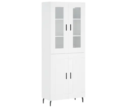 Augstais Skapis, Balts, 69,5X34X180 Cm, Inženierijas Koks Vidaxl Augstais Skapis, Balts, 69,5X34X180 Cm, Inženierijas Koks Vidaxl
