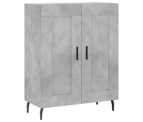 Augstais Skapis, Pelēks, 69,5X34X180 Cm, Inženierijas Koks Vidaxl