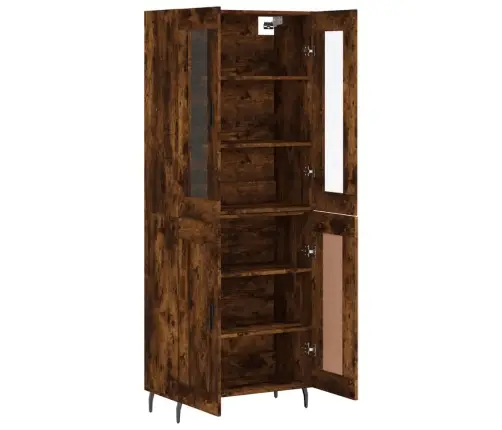 Augstais Skapis, Ozolkoka, 69,5X34X180 Cm, Inženierijas Koks Vidaxl