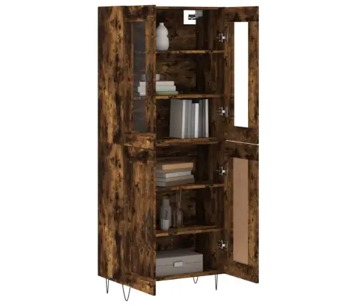 Augstais Skapis, Ozolkoka, 69,5X34X180 Cm, Inženierijas Koks Vidaxl