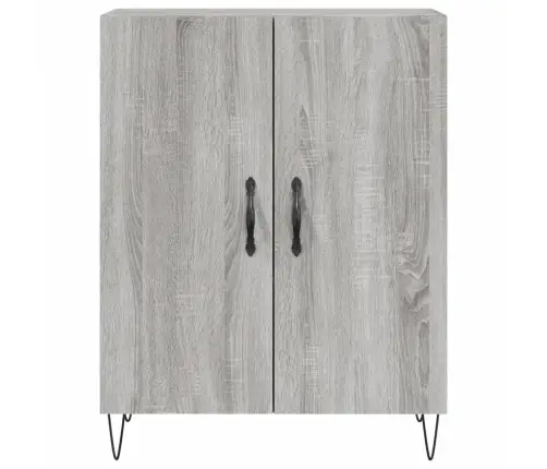 Augstais Skapis, Pelēks, 69,5X34X180 Cm, Inženierijas Koks Vidaxl