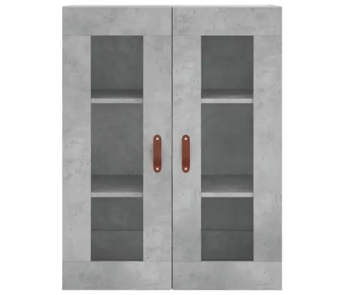 Augstais Skapis, Pelēks, 69,5X34X180 Cm, Inženierijas Koks Vidaxl