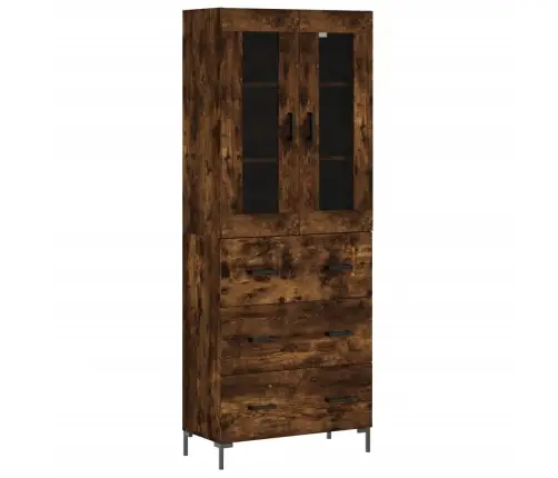 Augstais Skapis, Ozolkoka, 69,5X34X180 Cm, Inženierijas Koks Vidaxl