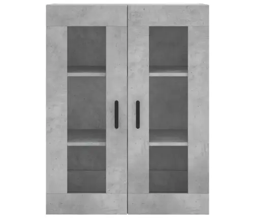 Augstais Skapis, Pelēks, 69,5X34X180 Cm, Inženierijas Koks Vidaxl