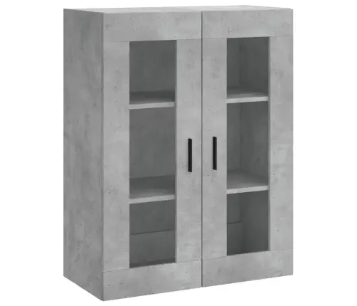 Komoda, Betono Pilkos Spalvos, 69,5X34X180cm Apdirbta Mediena