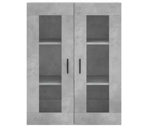 Komoda, Betono Pilkos Spalvos, 69,5X34X180cm Apdirbta Mediena