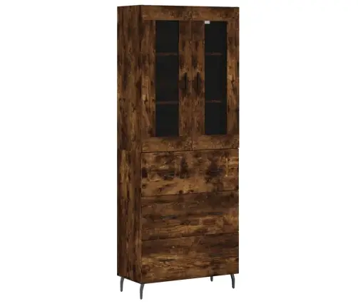 Augstais Skapis, Ozolkoka, 69,5X34X180 Cm, Inženierijas Koks Vidaxl