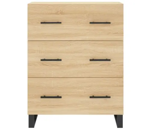 Komoda, Sonoma Ąžuolo Spalvos, 69,5X34X180cm Apdirbta Mediena