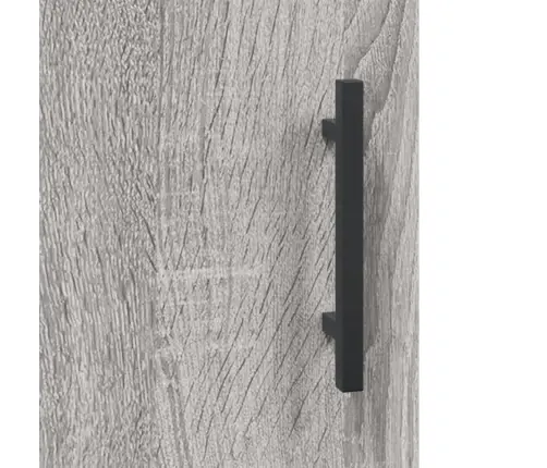 Kõrge Kapp, Hall Sonoma Tamm, 69,5 X 34 X 180 cm Tehispuit