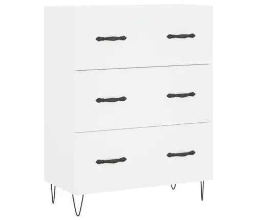 Augstais Skapis, Balts, 69,5X34X180 Cm, Inženierijas Koks Vidaxl