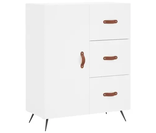 Augstais Skapis, Balts, 69,5X34X180 Cm, Inženierijas Koks Vidaxl