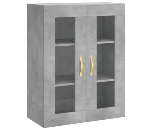 Komoda, Betono Pilkos Spalvos, 69,5X34X180cm Apdirbta Mediena