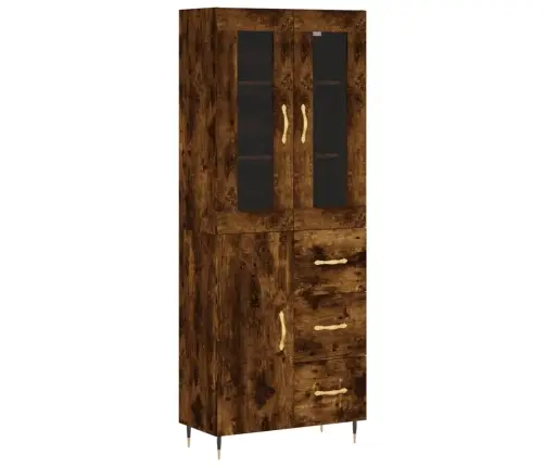 Augstais Skapis, Ozolkoka, 69,5X34X180 Cm, Inženierijas Koks Vidaxl