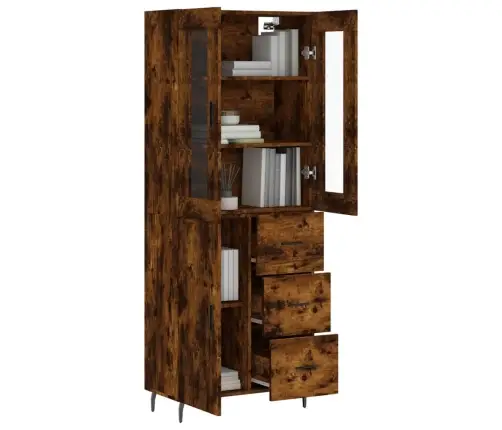 Augstais Skapis, Ozolkoka, 69,5X34X180 Cm, Inženierijas Koks Vidaxl Augstais Skapis, Ozolkoka, 69,5X34X180 Cm, Inženierijas Koks Vidaxl