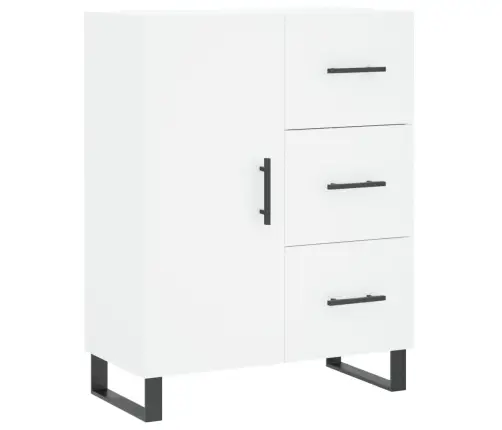 Kõrge Kapp, Valge, 69,5 X 34 X 180 cm Tehispuit