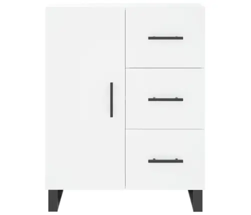 Kõrge Kapp, Valge, 69,5 X 34 X 180 cm Tehispuit