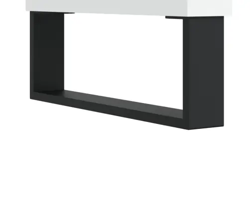 Kõrge Kapp, Valge, 69,5 X 34 X 180 cm Tehispuit