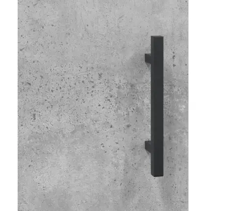 Augstais Skapis, Pelēks, 69,5X34X180 Cm, Inženierijas Koks Vidaxl