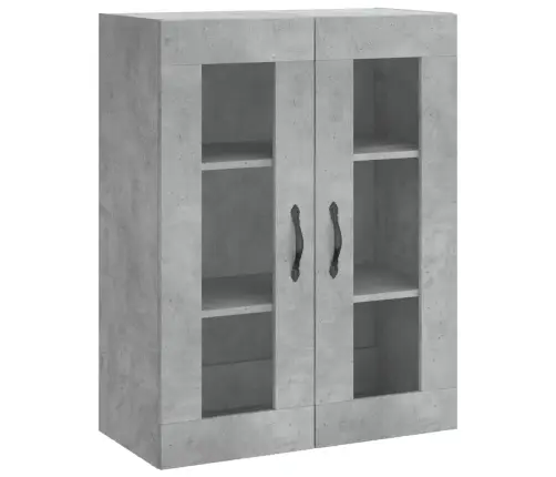 Augstais Skapis, Pelēks, 69,5X34X180 Cm, Inženierijas Koks Vidaxl