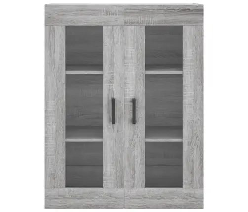 Komoda, Pilkos Ąžuolo Spalvos, 69,5X34X180cm Apdirbta Mediena