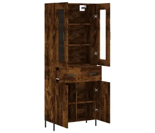 Augstais Skapis, Ozolkoka, 69,5X34X180 Cm, Inženierijas Koks Vidaxl