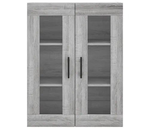 Komoda, Pilkos Ąžuolo Spalvos, 69,5X34X180cm Apdirbta Mediena