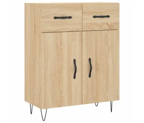 Augstais Skapis, Ozolkoka, 69,5X34X180 Cm, Inženierijas Koks Vidaxl