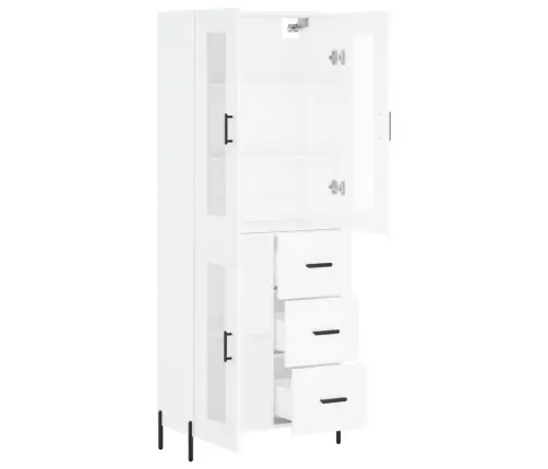 Komoda, Baltos Spalvos, 69,5X34X180cm Apdirbta Mediena Komoda, Baltos Spalvos, 69,5X34X180cm Apdirbta Mediena