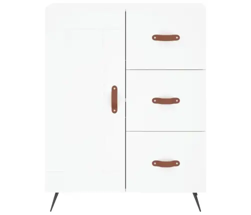 Augstais Skapis, Balts, 69,5X34X180 Cm, Inženierijas Koks Vidaxl