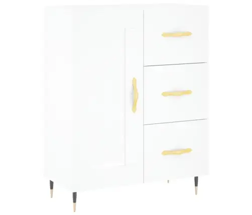 Augstais Skapis, Balts, 69,5X34X180 Cm, Inženierijas Koks Vidaxl